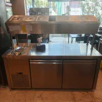 تاپینگ یخچال ۱۹۰ سانتی سفارشی تمام استیل