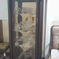 بوفه نو بدون خط وخش رنگ قهوه ای