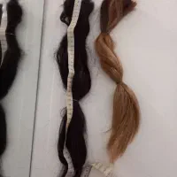 موی طبیعی وموی رنگ شده