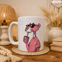 ویترای نقاشی روی شیشه ماگ تابلو