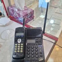 تلفن دو لاین پاناسونیک بی سیم دارای منشی
