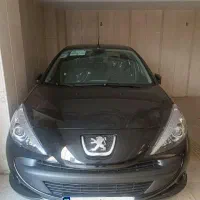 207 اتومات سقف فلز tu5p مشکی متالیک