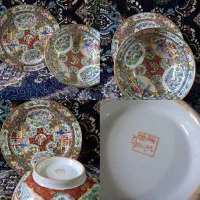 کاسه بشقاب قدیمی اصیل ژاپنی