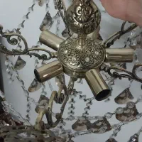 لوستر ۵ شعله و  اتو مو روزیا