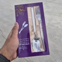 قاشق چنگال استیل ۱۲ پارچه یونیک
