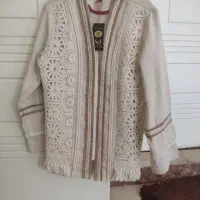 مانتو تابستانی کرم رنگ