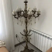 لوستر سقفی و لوستر ایستاده برنج و برنز