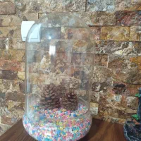 گلدان شیشه ی