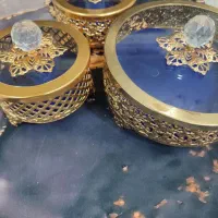 ظروف پذیرایی شکلات خوری ۳ عددی کندی