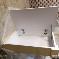 میز جزیره کابینت خیلی تمیز پلاستیکش درنیامده