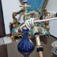 قلیان برنجی درجه ۱ توپر برند