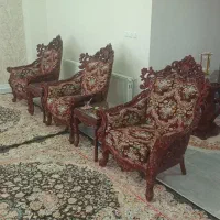 مبل سلطنتی دوطرف منبت کاری دست ساز