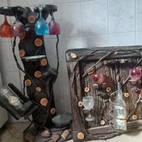 تابلو و کناره سالنی،دکوری،چوب روس،بار،با شات خوری