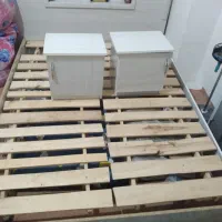 تخت دونفره وپاتختی