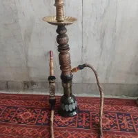 قلیان تنه چوبی چوب گردو