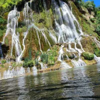 کاروان تفریحی ابشار بیشه روز جمعه خانوادگی