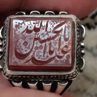 انگشتر نقره خط کهنه