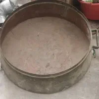 کمیدون مسی و آبکش رنگ نشده قدیمی
