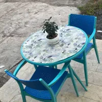صندلی فایبرگلاس ۲ نفره