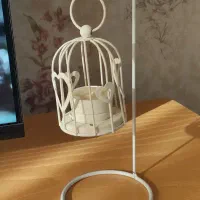 دکوری قفس گل کدو مهره چوبی تزیینی ...