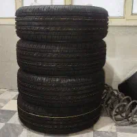 چهار حلقه لاستیک کاملا نو