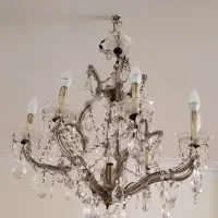 لوستر 8شاخه کریستال ساخت چک
