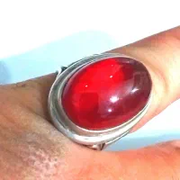 انگشتر. یاقوت سرخ