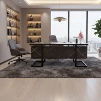 میز مدیریت لوکس MDF فلزی مدرن و خاص مدایران