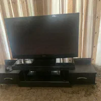 تلویزیون LCD پاناسونیک 50 اینچ به همراه میز تی وی