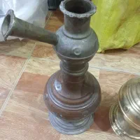 قلیان برنجی مسی قدیمی سالم بدون ایراد لا