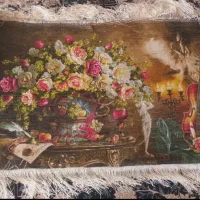 تابلو فرش ابریشم