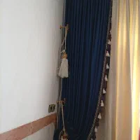 دو عدد شنل سرمه ای مخمل اصلی