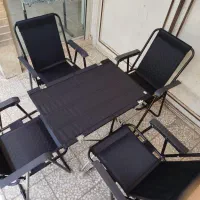 صندلی ساحلی/ تاشو/کمجا/مسافرتی ۷ فنر و ۹ فنر پلاس