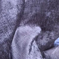 پرده مخمل الگانس سورمه ایی