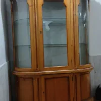 بوفه چوبی ویترینی سالم فروش به دلیل اسباب‌کشی