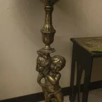 میوه خوری کنار سالنی برنز اصل سنگین طرح فرشته84cm