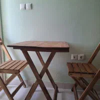 میز و صندلی چوبی