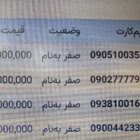 فروش 4 عدد سیم کارت رند ایرانسل
