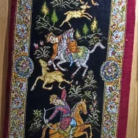 فرش شکارگاه قدی