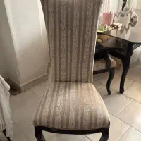 دو عدد صندلی میز نهار خوری در حد نو