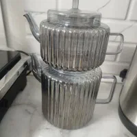 کتری قوری شیشه ای