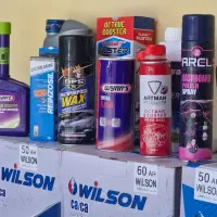 اکتان، باتری، چسب و اسپری خودرو