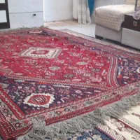قالی دست بافت طرح حسن آباد