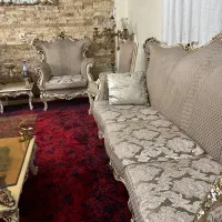 مبلمان ۹ نفره استیل کار کرده