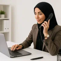 استخدام منشی تلفنی و فروش (خانم)