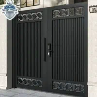 درب حیاط گل دار مدرن کلاسیکCNCباغی درب پنجره