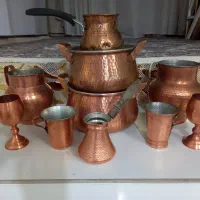 سرویس مس قابلمه پارچ ولیوان جام