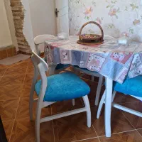 میزناهارخوری چوبی ۴ نفره در حد نو نو