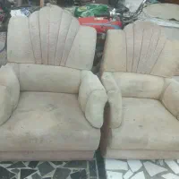 جفت مبل تک نفره سالم حراج بقیمت مفدی