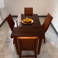 میز و صندلی چوب نراد